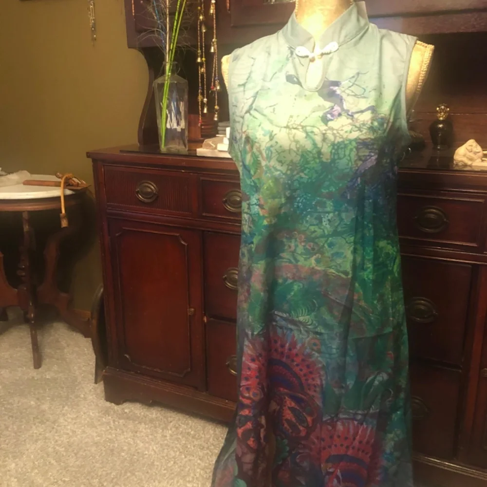 NEW w tags designer dress size large - Picture 5 of 7